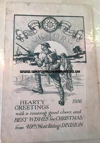 Christmas Card 1916